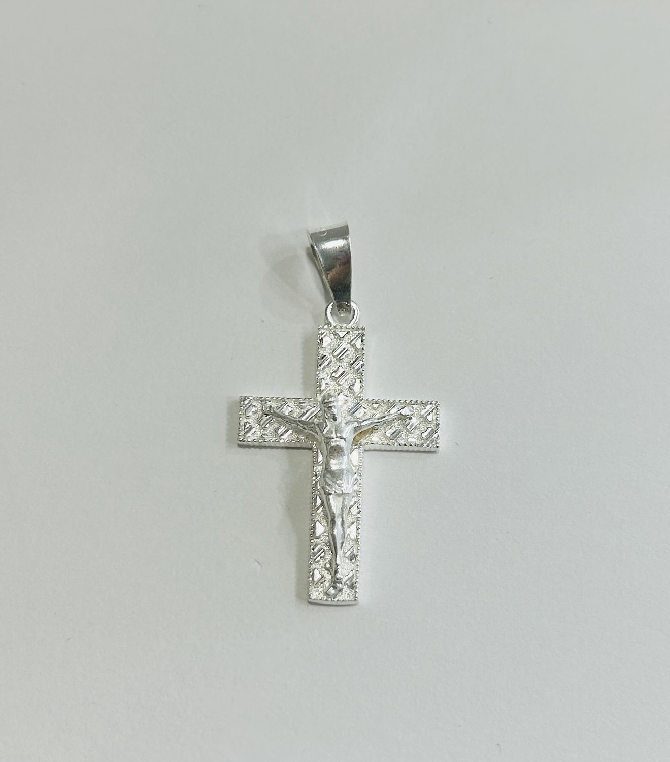 Sterling 925 Nugget Cross