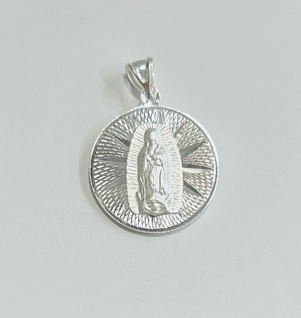 Sterling 925 Jesus Guadalupe Charm