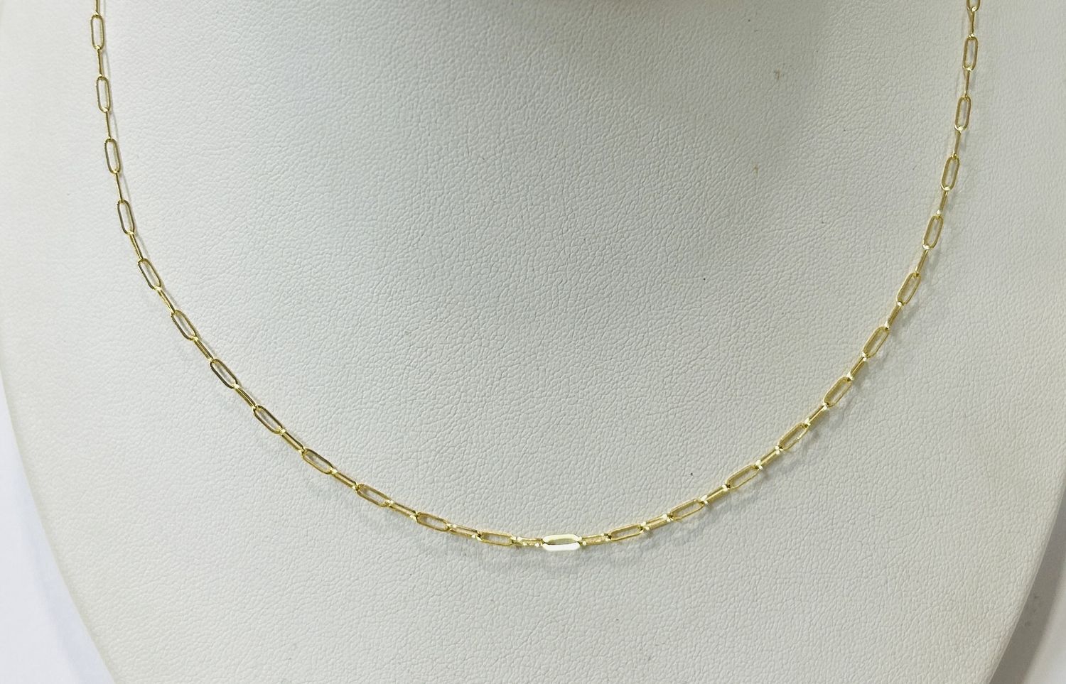 14k Paperclip Chain
