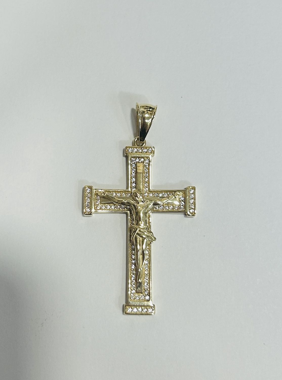 14k Charm Crucifix