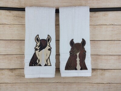 Horse Kitchen Towel, Bathroom Hand Towel