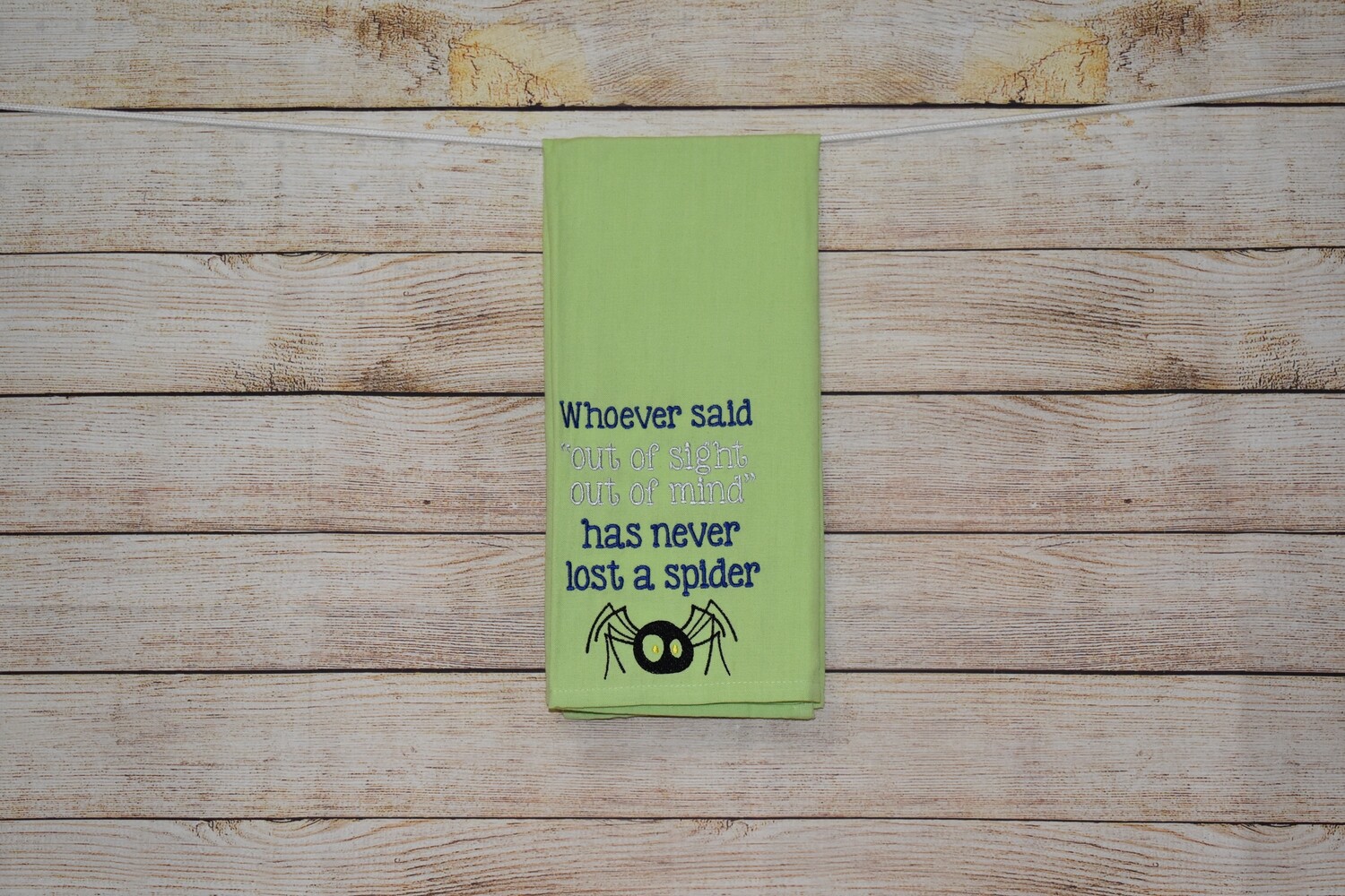 Sassy Embroidered Hand Towels for Bathroom &amp; Kitchen - Lost Spider