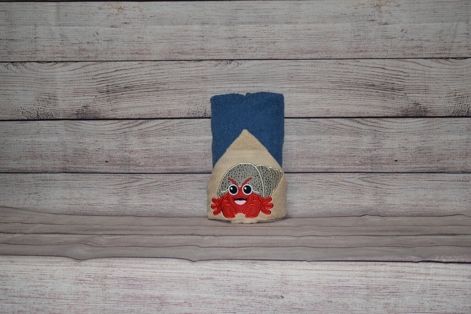 Hermit Crab Hooded Towel