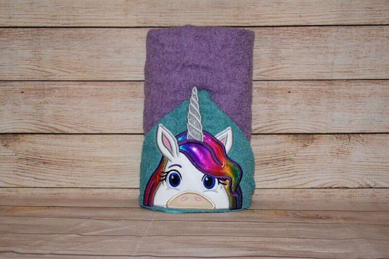 Unicorn Hooded Towel