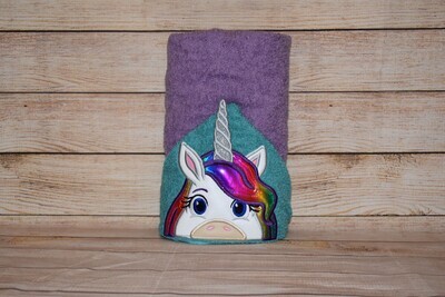 Unicorn Hooded Towel
