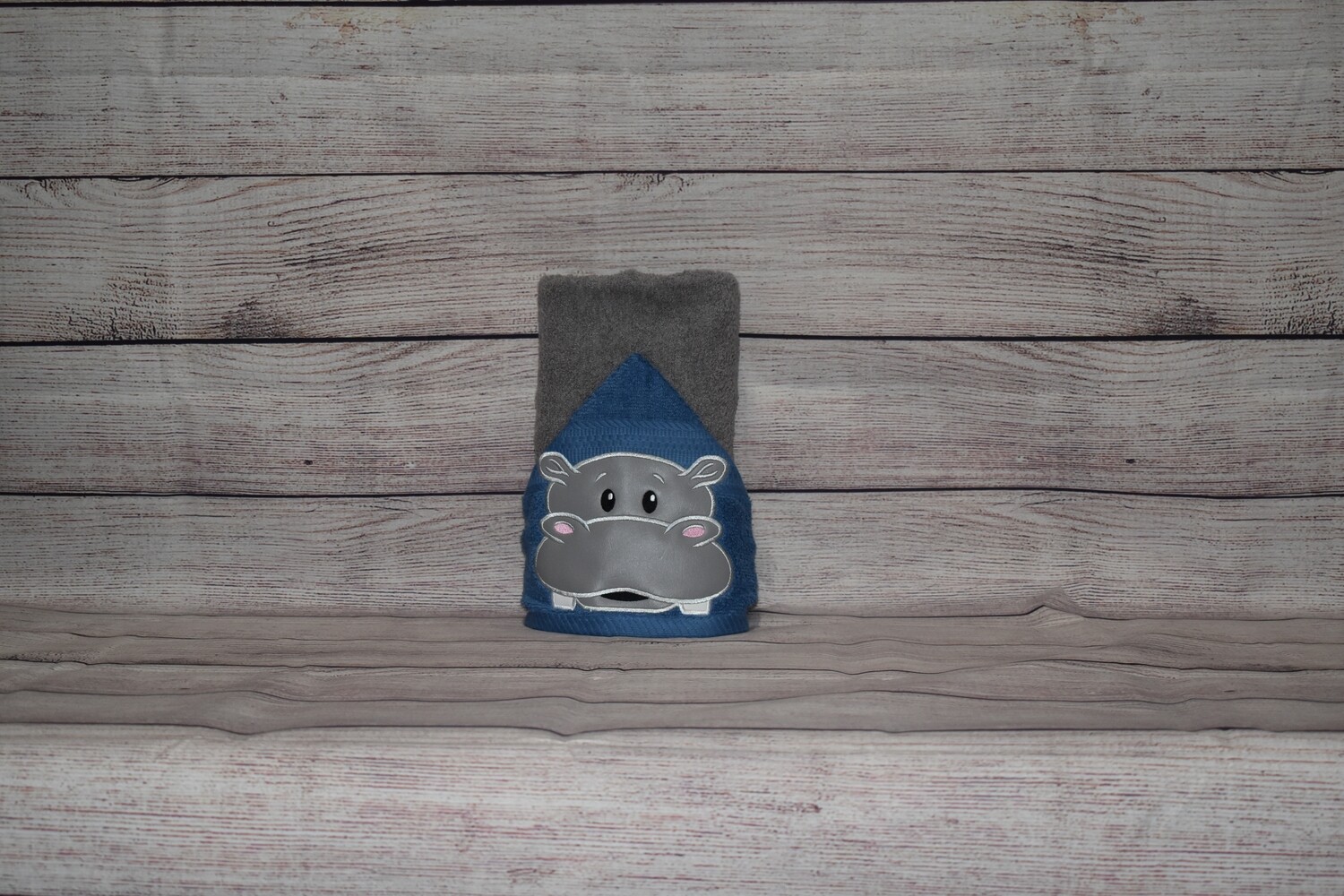 Hippo Hooded Towel