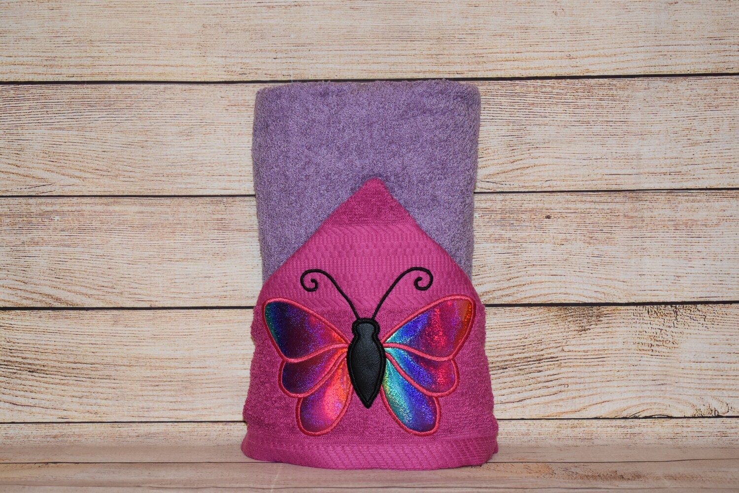 Butterfly Hooded Towel