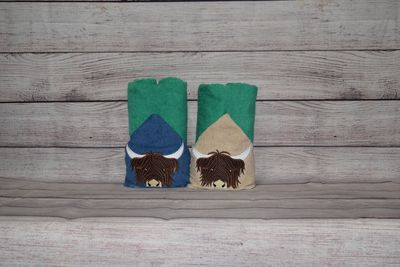 Highland Cow Hooded Towel