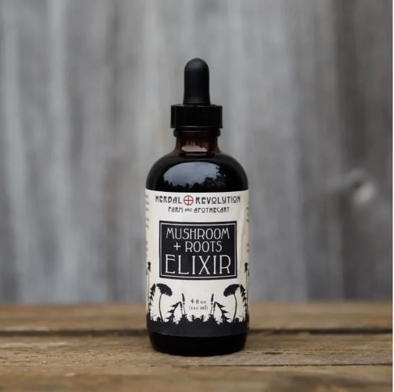 Mushroom &amp; Roots Elixir 4 oz., HR