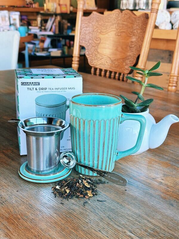 18 oz. Tea Infuser Mug Moss Green (web)