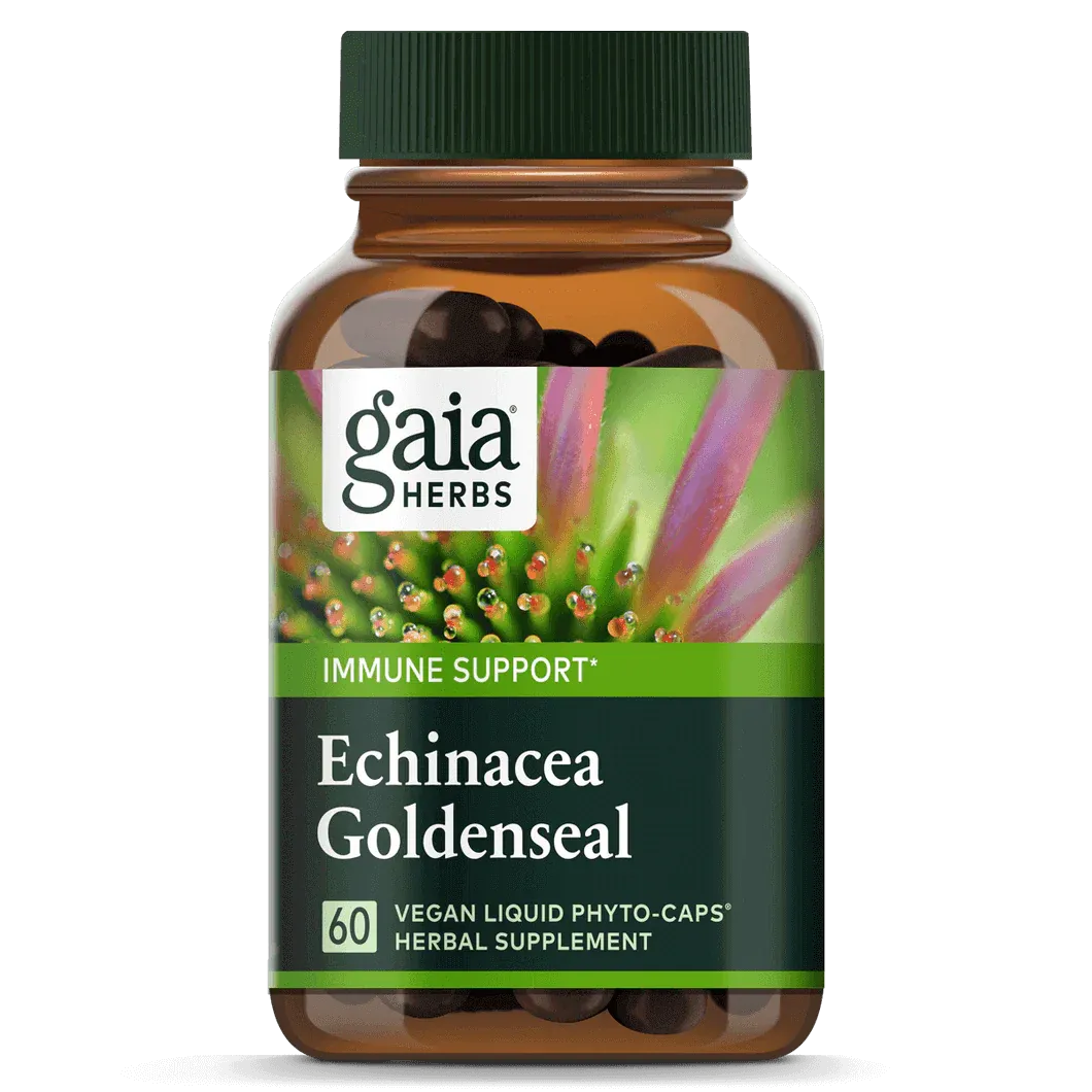 Echinacea Goldenseal Capsules, GAIA 