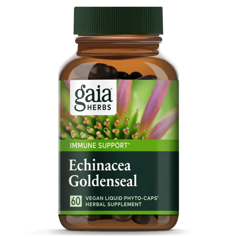 Echinacea Goldenseal Capsules, GAIA 