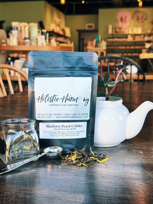 Blueberry Peach Cobbler Tea 2 oz, HH