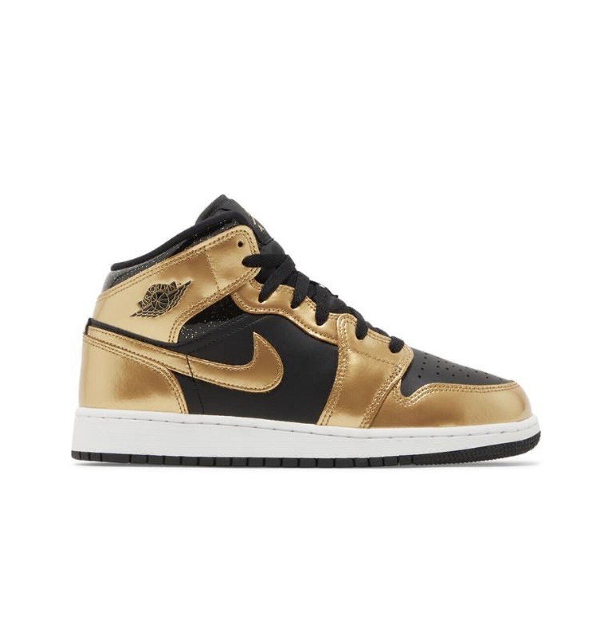 Air Jordan 1 Mid “Metallic Gold Black”