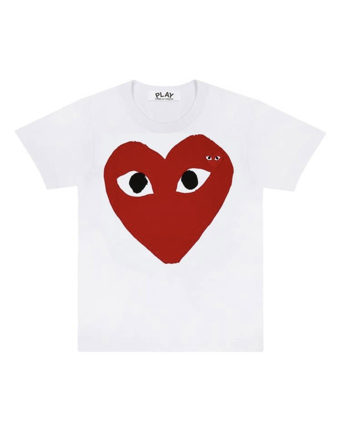 Comme de Garçons PLAY Heart Emblem T-Shirt “White”