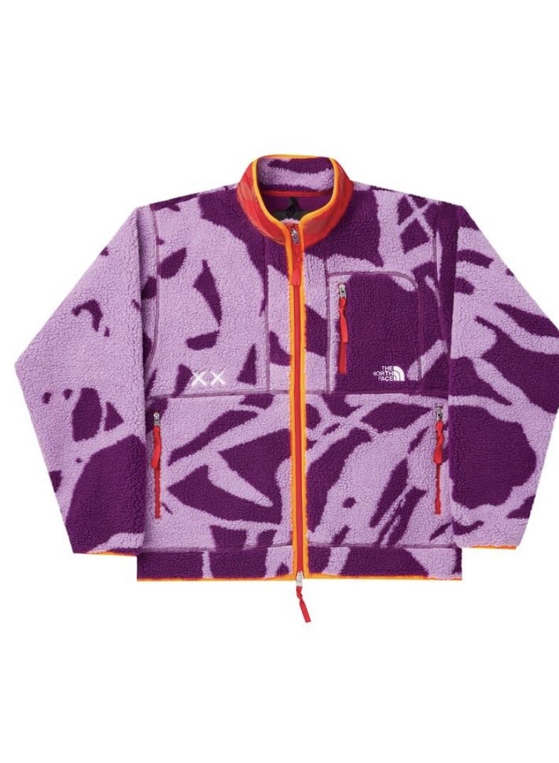 North Face x Kaws Freeride Fleece Jacket “Pamplona Purple”