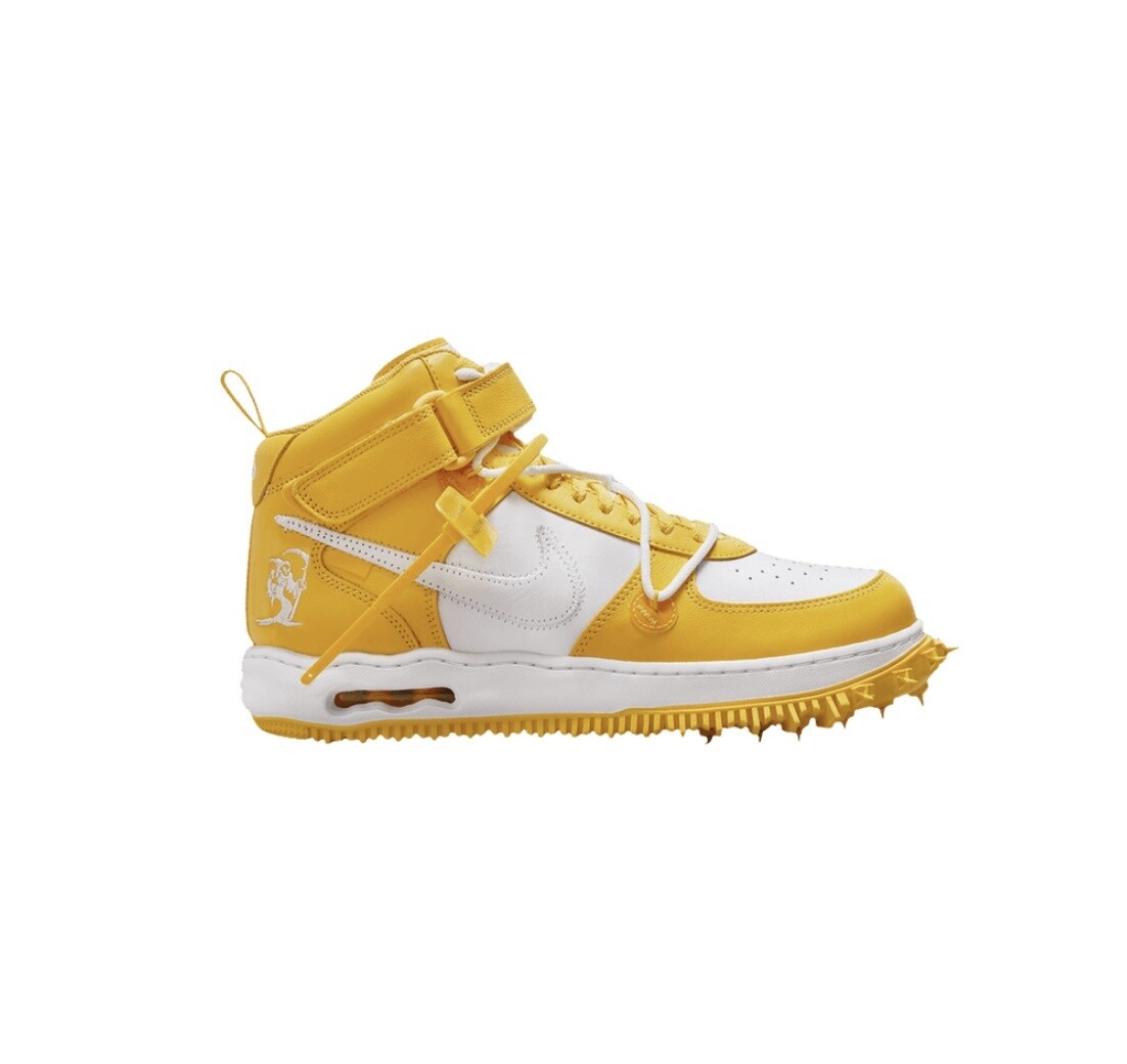 Off White x Nike Air Force 1 Mid  “Varsity Maize&quot;