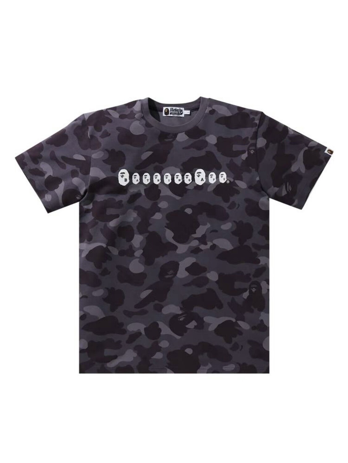 BAPE Color Camo Ape Head Tee “Burgundy”