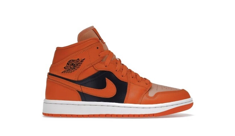 Air Jordan 1 Mid &quot;Rush Orange Crimsom Bliss&quot;