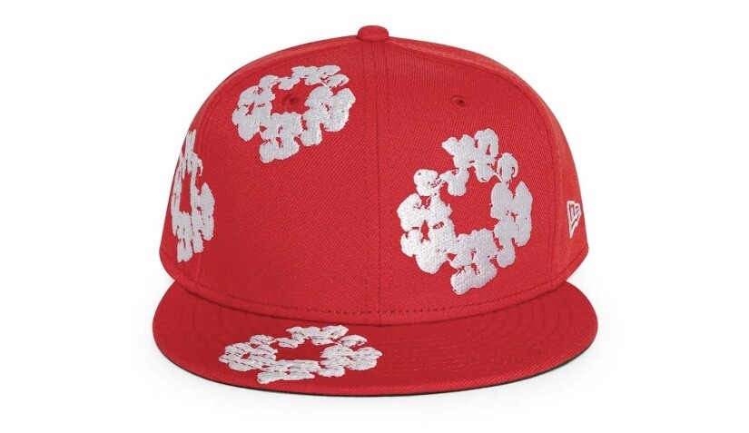 Denim Tears New Era Cotton Cap Red