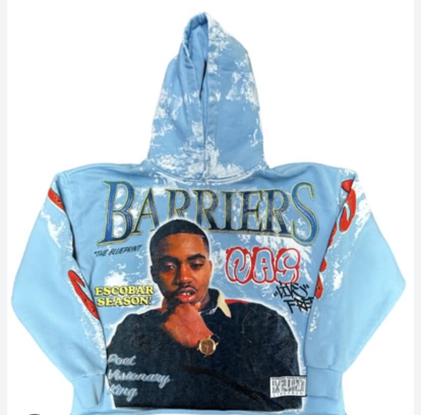 Barriers Nas Hoodie &quot;Cloud Blue&quot;