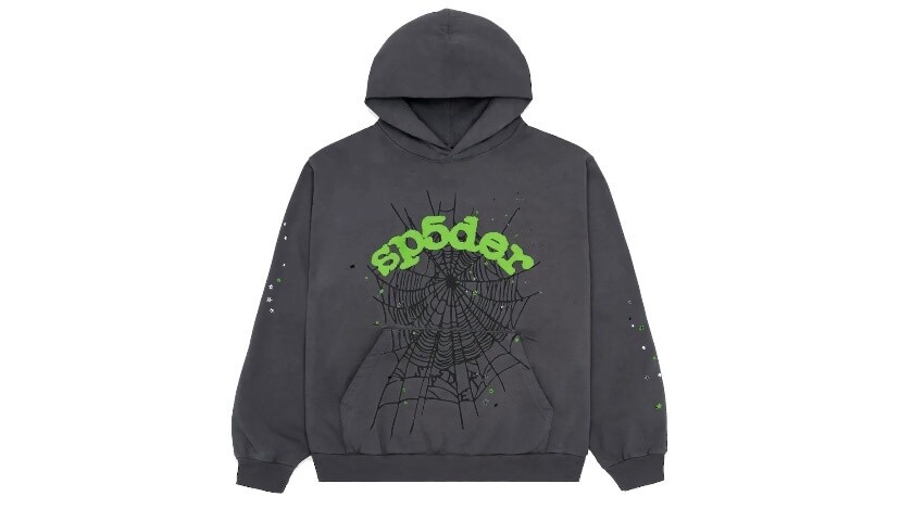 Sp5der Wait Web Hoodie &quot;Slate&quot;