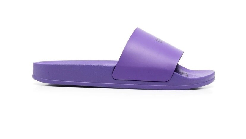 Off-White Off Stamp Slide &quot;Dark Violet Black&quot;