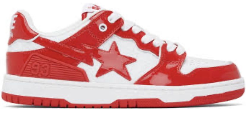 Bape SK8 STA &quot;Red White&quot;