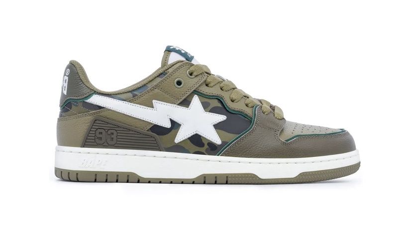 Bathing Ape SK8 STA &quot;Olive Drab Green Camo&quot;