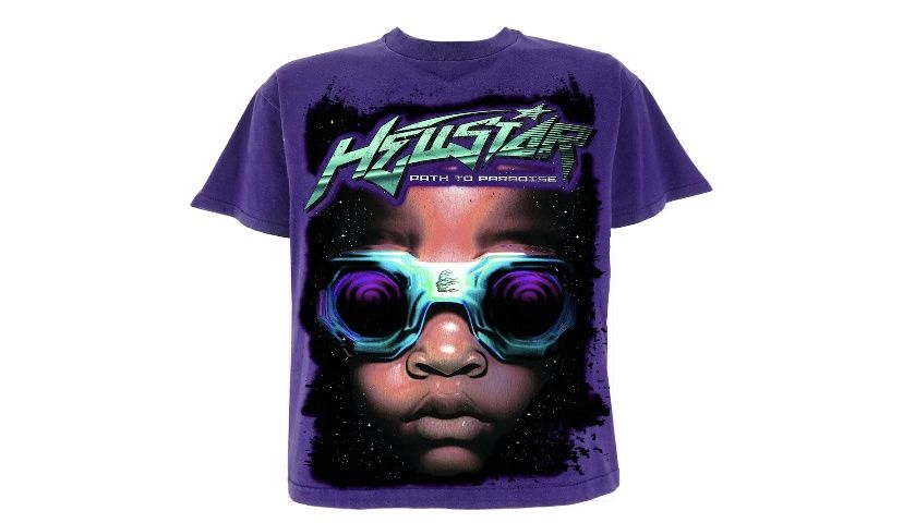 Hellstar Goggles T-Shirt &quot;Purple&quot;