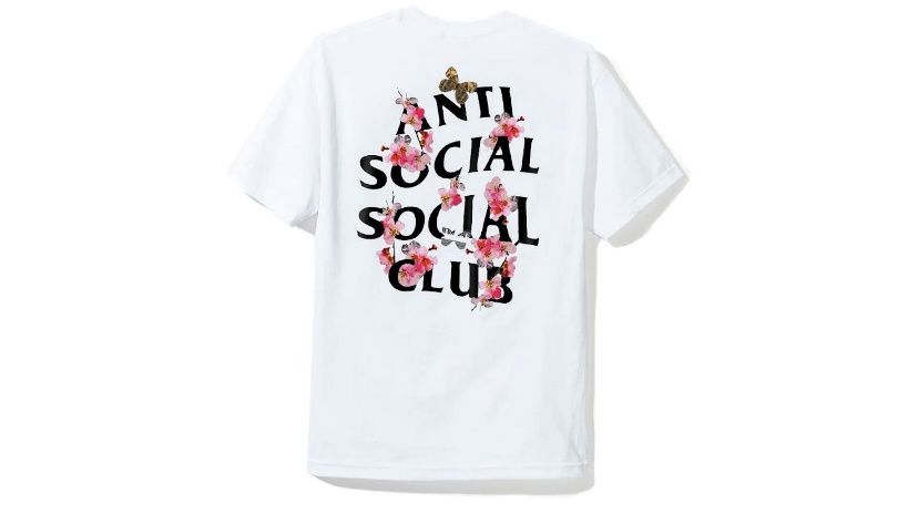 Anti Social Club Kkoch Tee &quot;White&quot;