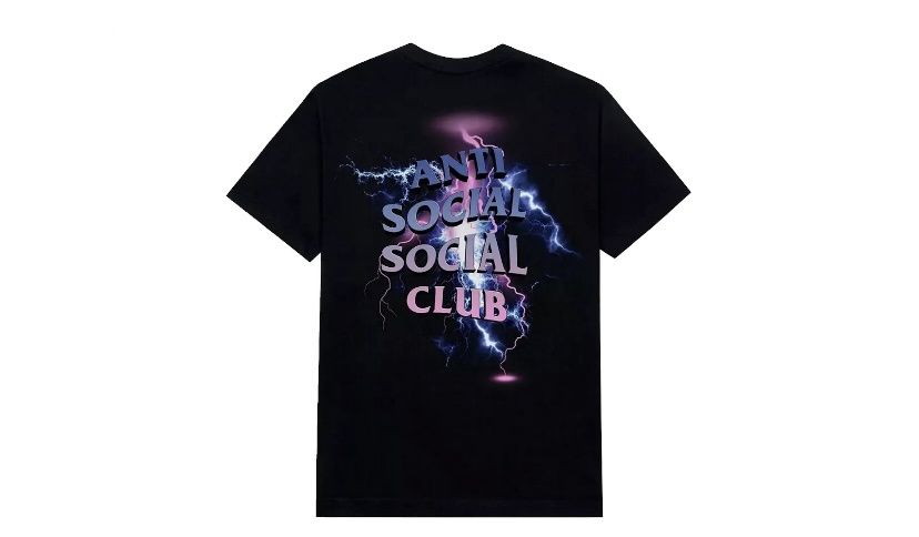 Anti Social Club Bolt From The Blue &quot;Black Tee&quot;