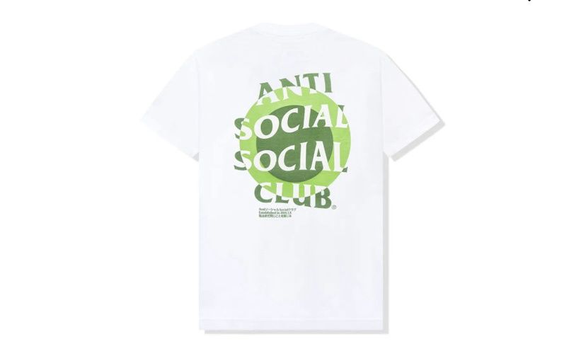 Anti Social  Club Impatient Tee White
