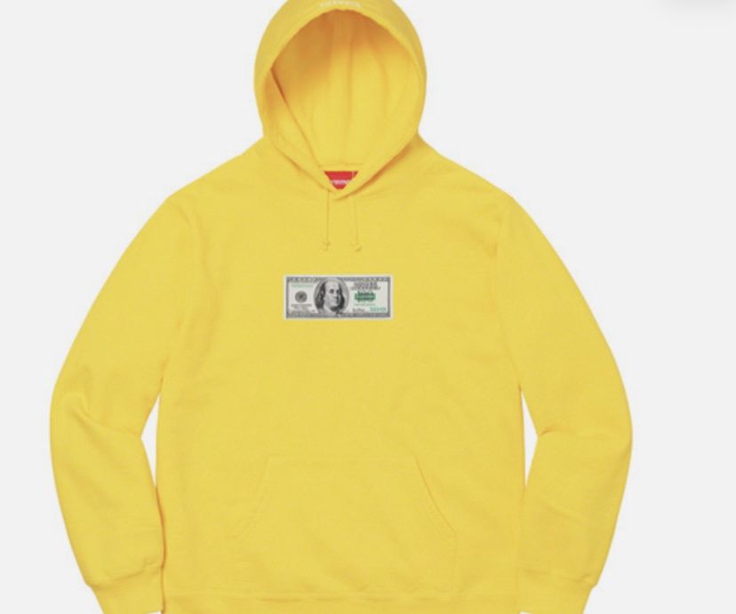 Supreme Franklin Hoodie Sweatshirt &quot;Lemon&quot;