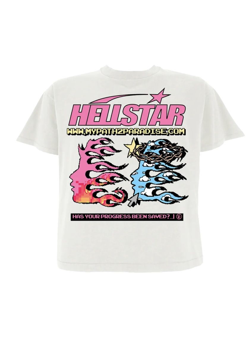 Hellstar Pixel Tee White