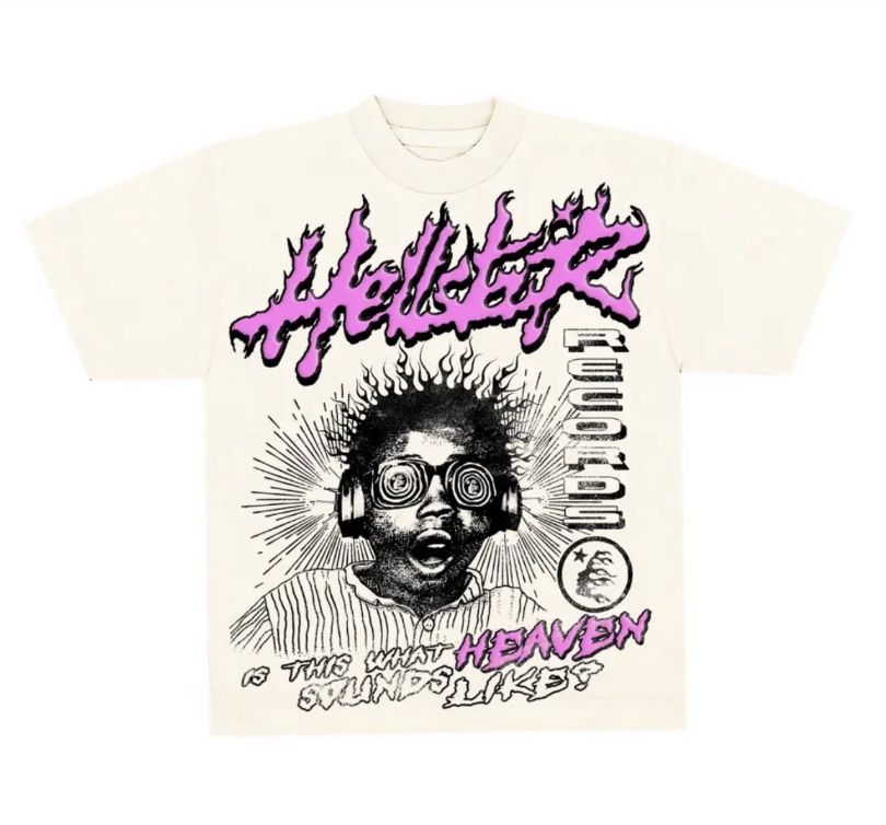 Hellstar Studio Sounds Like Heaven Cream Tee