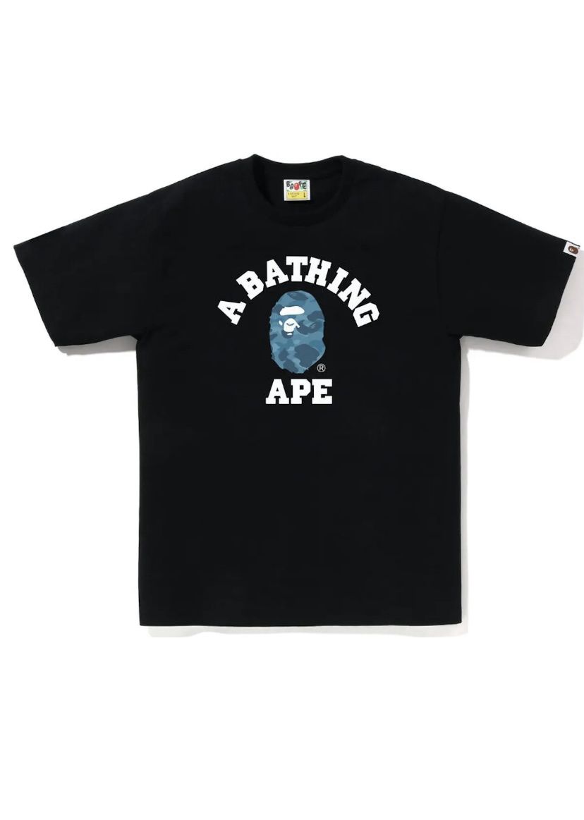 Bape Honeycomb Camo Baby Milo Tee &quot;Black Blue&quot;