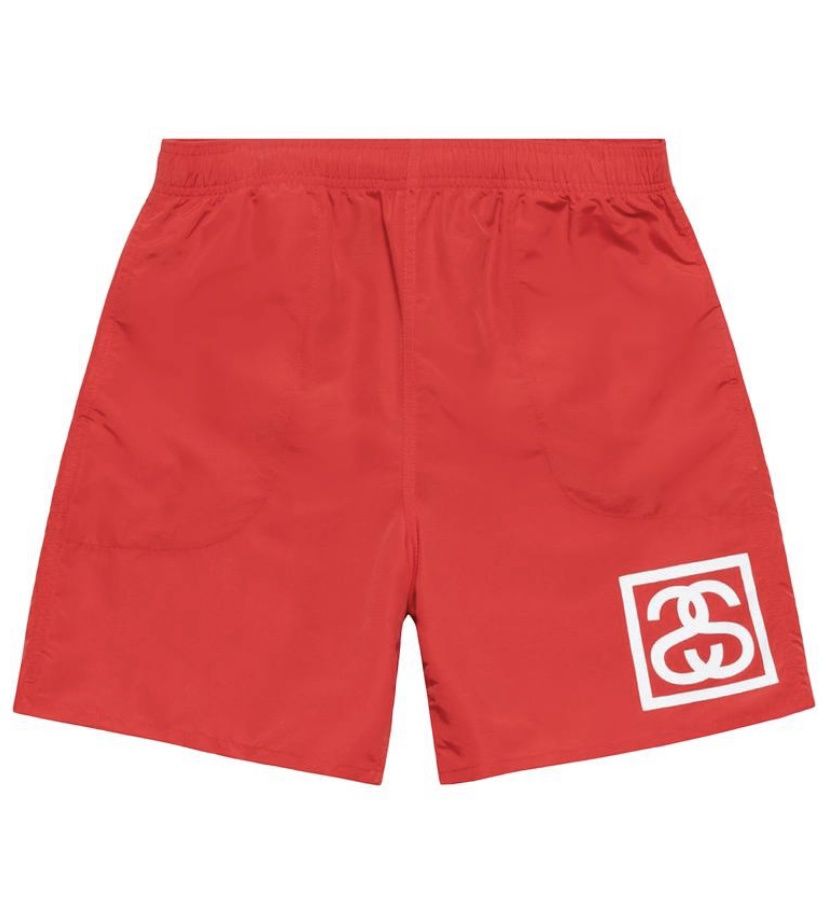 Stussy Link Water Shorts Red