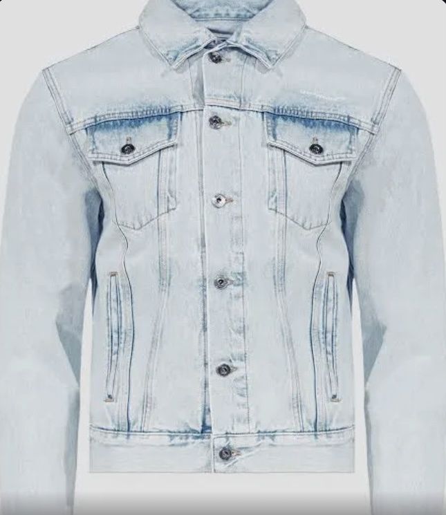 Off-White Diagonal Tab Denim Jean Jacket
