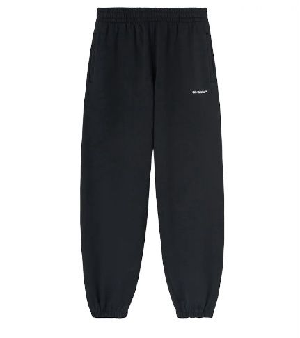 Off-White Wave Outl Slim Sweatpants White Black