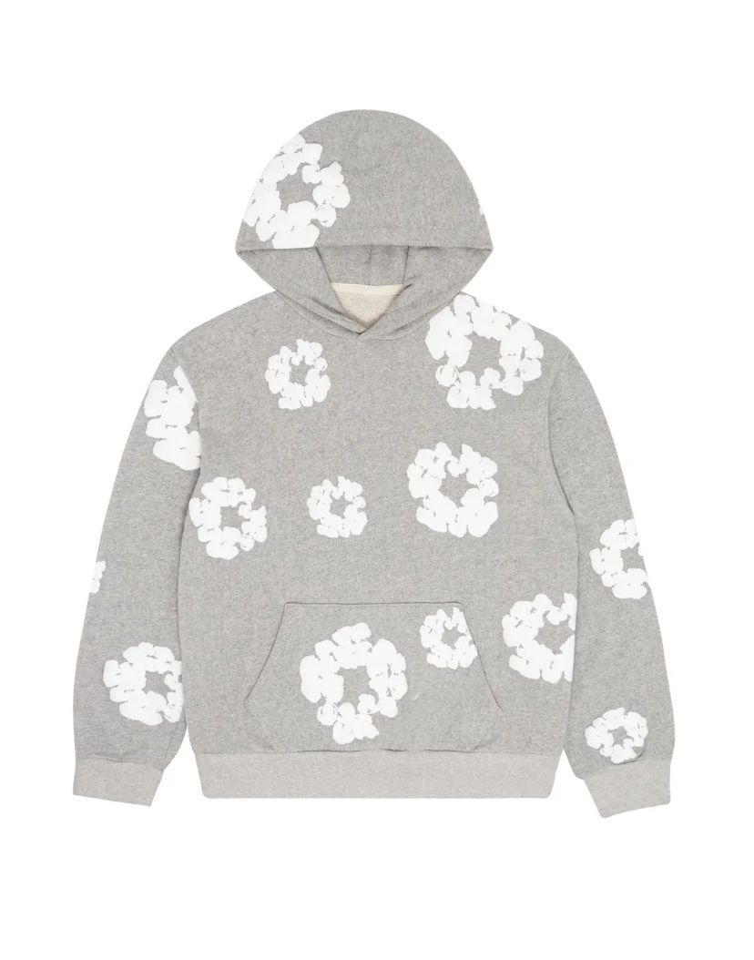 Denim Tears Cotton Wreath Hoodie Gray