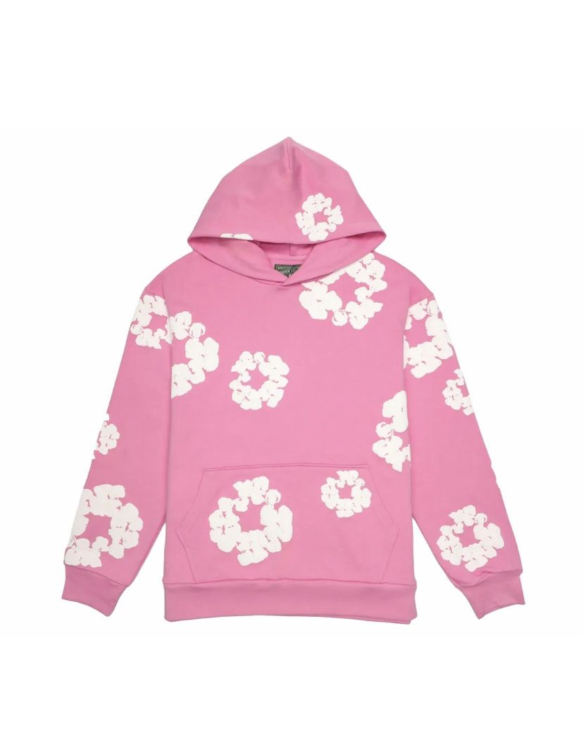 Denim Tears The Cotton Wreath Sweatshirt Hoodie Pink