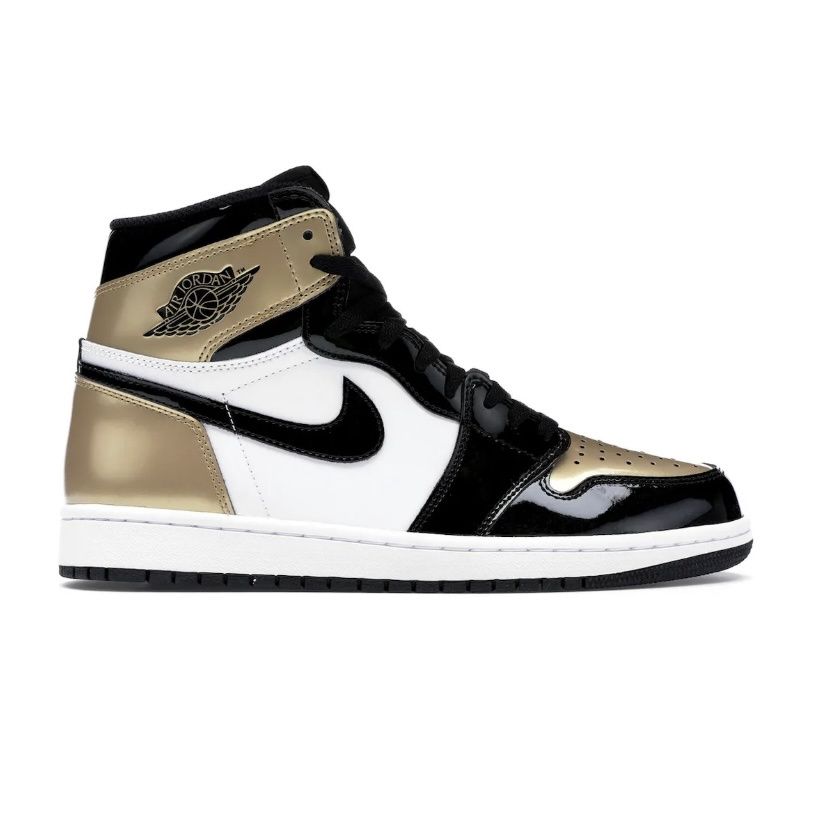 Air Jordan  1 &quot;Pantent Gold Toe
