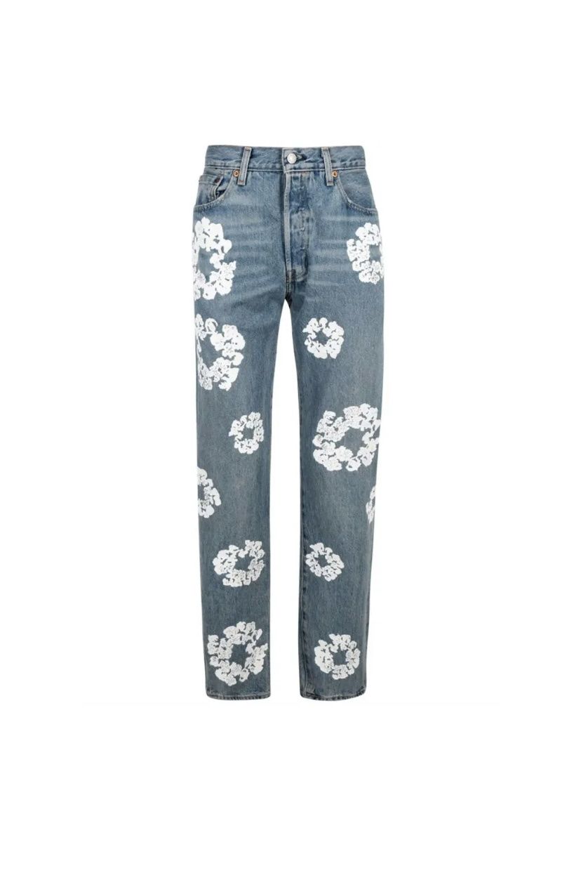 Denim Tears The Cotton Wreath Jean Light Wash