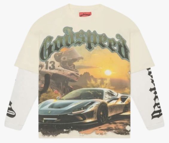 Godspeed New York Sunset Drift LS Bone Long sleeve