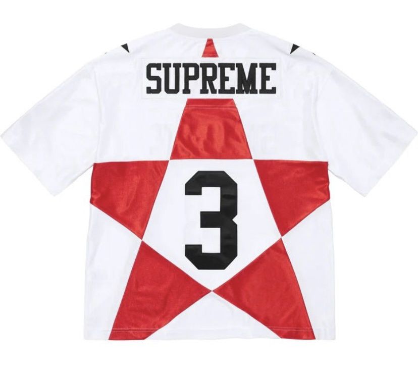 Supreme Star Football Jersey White