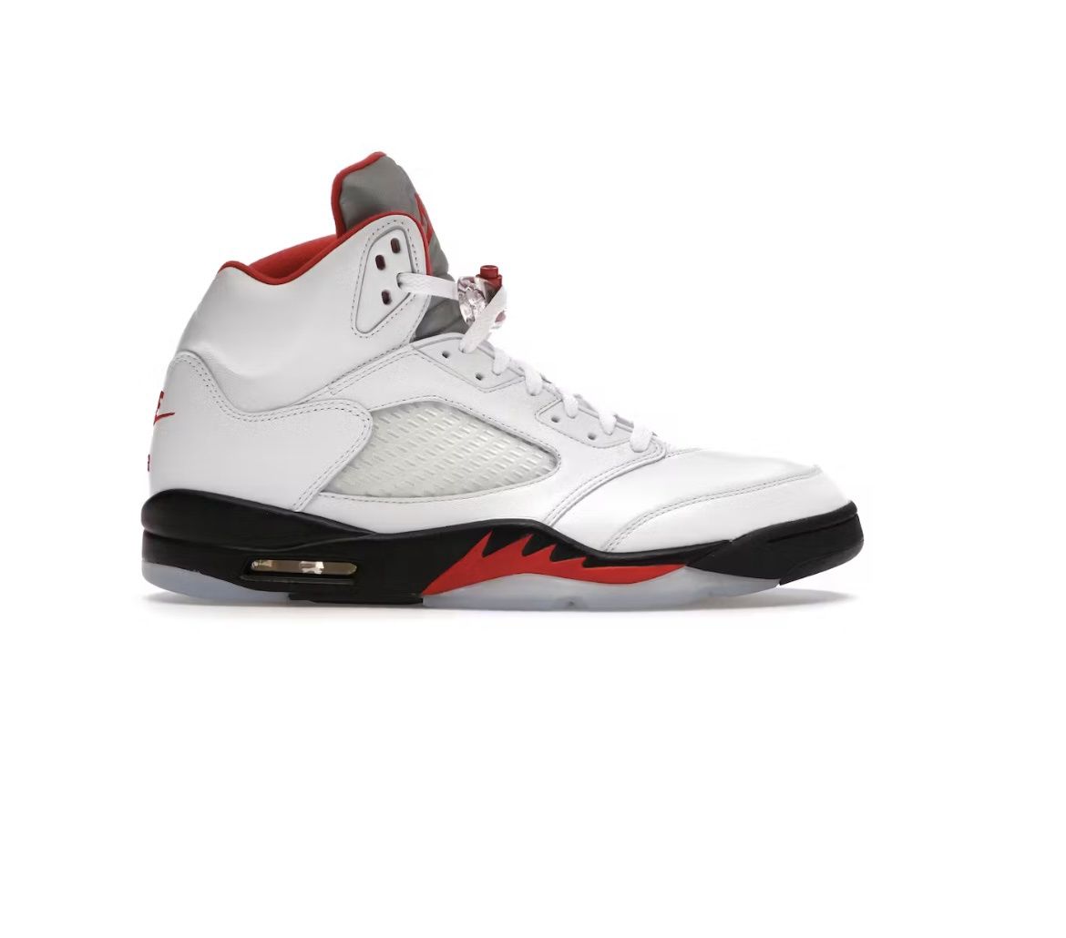 Air Jordan 5 Fire Red Silver Tongue 2020