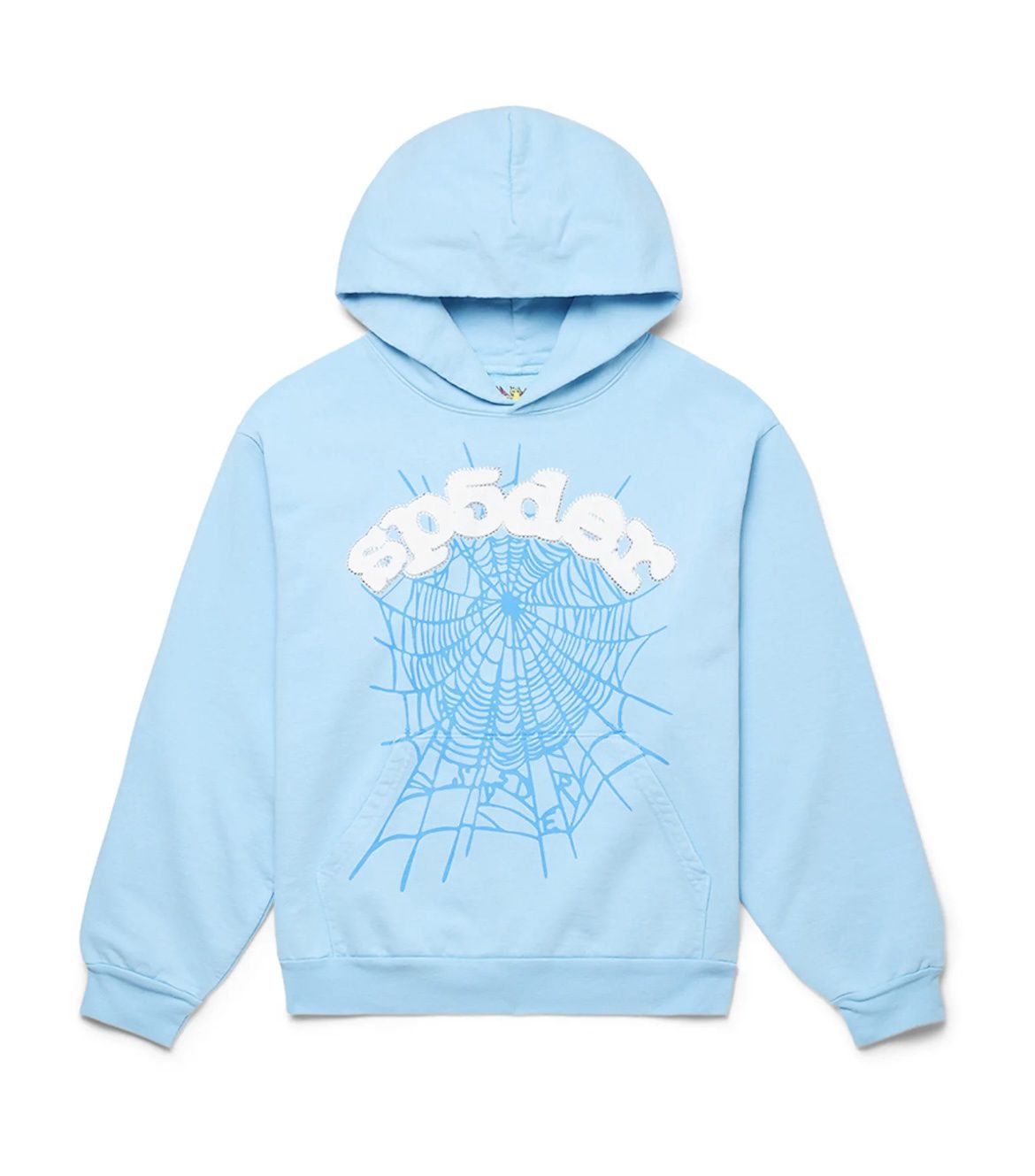 Sp5der Web Hoodie Sky Blue