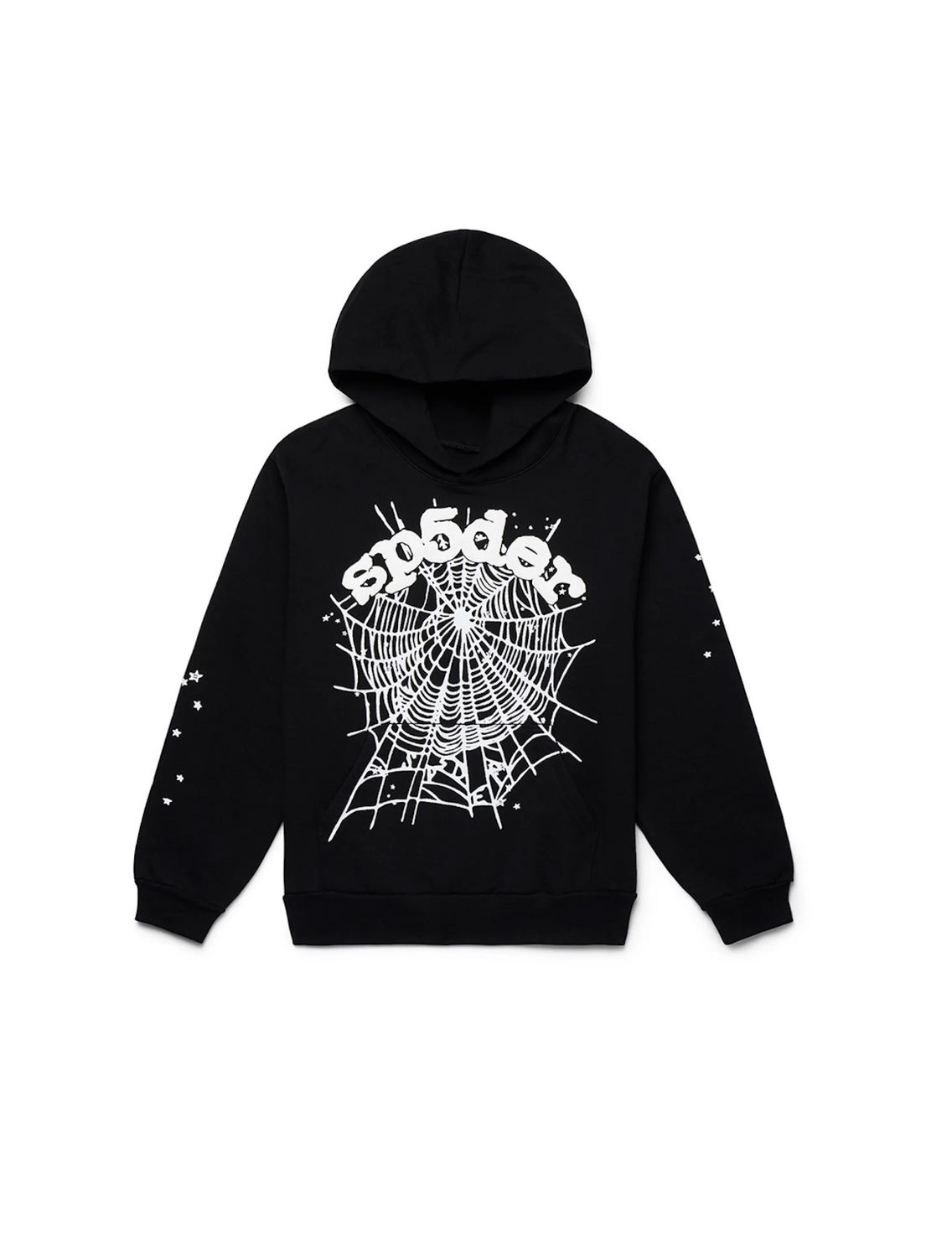 Sp5der OG Web Hoodie Black