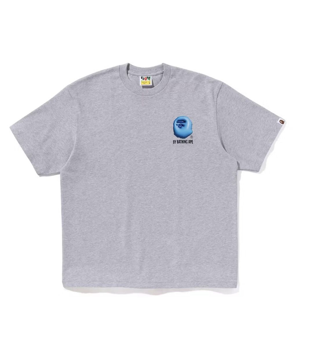 A Bathing Ape 3D Bape Head Tee Grey